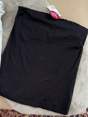 H&M Black Cotton Tube Top